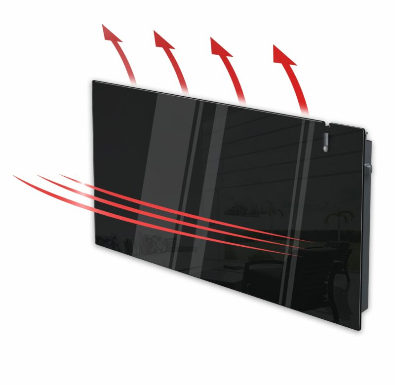 Skleněný duální thermo radiátor IQ-A10