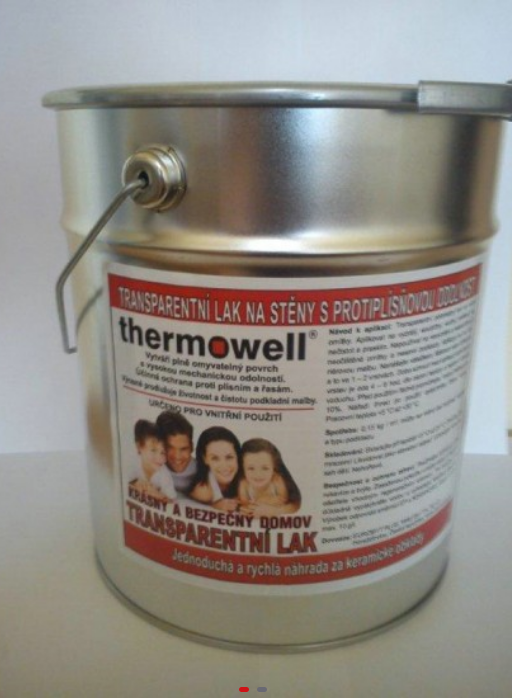 Transparentní lak na stěny THERMOWELL 4,8 kg